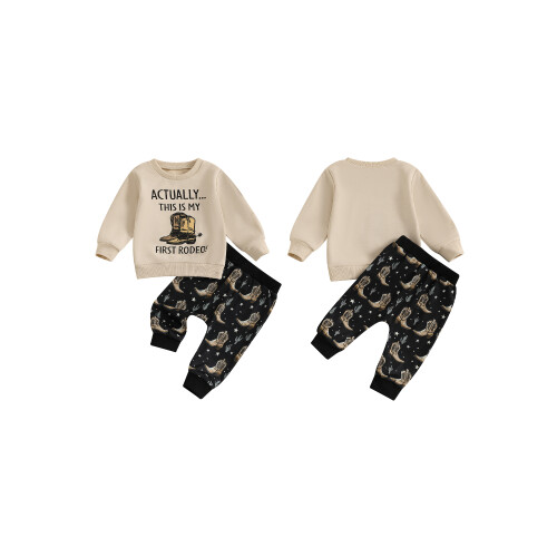 (18-24 Months, Apricot) Σετ 2 τεμαχίων μωρά αγόρια 1