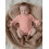 (9-12 Months, Pink) Φθινοπωρινό μονόχρωμο πλεκτό ολόσωμη φόρμα 3