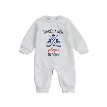 (3-6 Months, Gray) Hanorac Romper pentru iarnă toamnă