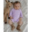 (3-6 Months, Purple) Φθινοπωρινό μονόχρωμο πλεκτό ολόσωμη φόρμα 7