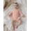 (9-12 Months, Pink) Φθινοπωρινό μονόχρωμο πλεκτό ολόσωμη φόρμα 5