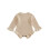 (0-3 Months, Beige) Φθινοπωρινό μονόχρωμο πλεκτό ολόσωμη φόρμα 1
