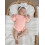 (3-6 Months, Pink) Φθινοπωρινό μονόχρωμο πλεκτό ολόσωμη φόρμα 5