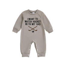 (6-12 Months, Dark Gray) Hanorac Romper pentru iarnă toamnă