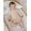 (0-3 Months, Beige) Φθινοπωρινό μονόχρωμο πλεκτό ολόσωμη φόρμα 6