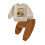 (5-6 Years, Apricot) Set de 2 pantaloni elastici. 1