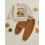 (5-6 Years, Apricot) Set de 2 pantaloni elastici. 7