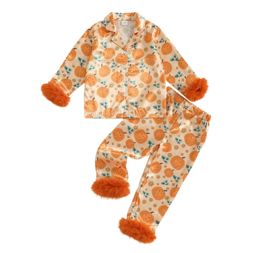 (4-5 Years, Khaki) Σετ πιτζάμες Halloween για μωρά