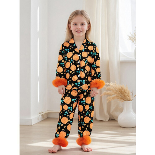 (2-3 Years, Black) Σετ πιτζάμες Halloween για μωρά 2