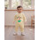 (6-9 Months, Apricot) Φθινοπωρινή φόρμα για στρογγυλή λαιμόκοψη 6