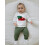 (0-6 Months, Green) Σετ ρούχων για 2 τεμάχια 3