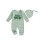 (Newborn, Green) Μοντέρνο ριγέ ολόσωμο μωρά αγόρια 1