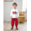 (3-6 Months, Red) Φθινοπωρινά σετ παντελονιών πυροσβεστικού οχήματος 5