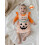 (3-6 Months, Orange) Ensemble 3 pièces de fantômes. 5
