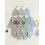 (Newborn, Green) Μοντέρνο ριγέ ολόσωμο μωρά αγόρια 3