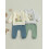(12-18 Months, Green) Conjunto de primer ropa infantil. 4