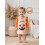 (3-6 Months, Orange) Ensemble 3 pièces de fantômes. 6