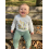 (6-12 Months, Green) Conjunto de primer ropa infantil. 4