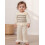 (6-12 Months, Khaki) Ensemble d'automne bébé et lin. 7
