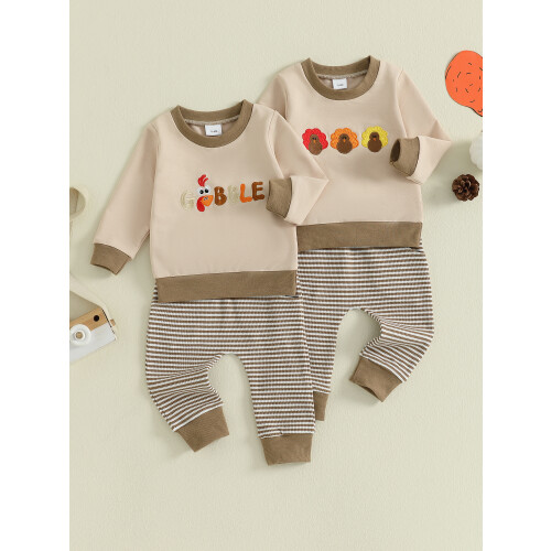 (0-6 Months, Khaki) Σετ για μωρά των ευχαριστιών 2