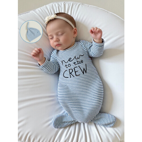 (Newborn, Sky Blue) Σάκος ύπνου μωρού για νεογέννητα 2