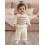 (3-4 Years, Khaki) Ensemble d'automne bébé et lin. 6