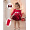 (9-12 Months, Red) Ensemble de Noël chaussettes côtelées. 4
