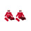 (0-3 Months, Red) Ensemble de Noël chaussettes côtelées. 2