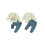 (12-18 Months, Blue) Conjunto de primer ropa infantil. 5