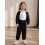 (3-4 Years, Black) Φθινοπωρινά ρούχα για φούτερ λάστιχο 5