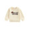 (3-4 Years, Beige) Φούτερ γενεθλίων νήπιο στρογγυλή λαιμόκοψη 1
