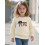 (5-6 Years, Beige) Φούτερ γενεθλίων νήπιο στρογγυλή λαιμόκοψη 4