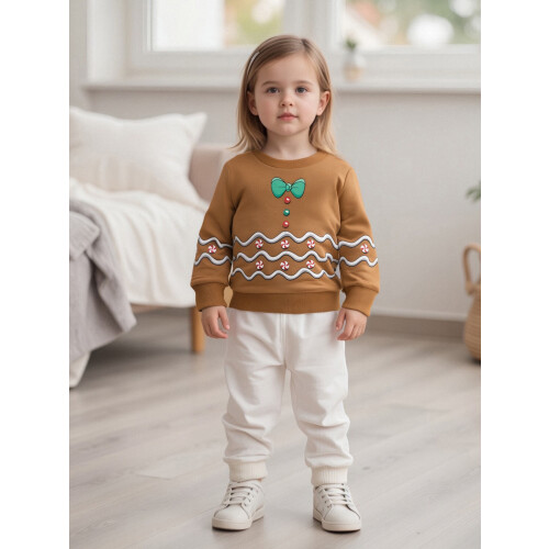 (12-18 Months, Brown) Φούτερ για νήπια, φθινοπωρινές μπλούζες 2