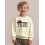 (4-5 Years, Beige) Φούτερ γενεθλίων νήπιο στρογγυλή λαιμόκοψη 4