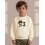 (6-7 Years, Beige) Φούτερ γενεθλίων νήπιο στρογγυλή λαιμόκοψη 6