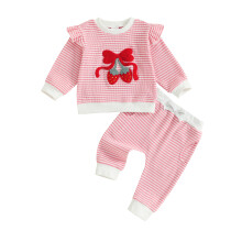 (18-24 Months, Pink) Φούτερ 2 τεμαχίων φθινοπωρινά ρούχα