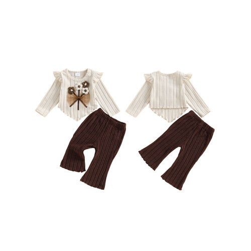 (2-3 Years, Khaki) Ensemble 2 pièces taille élastique 1