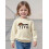 (5-6 Years, Beige) Φούτερ γενεθλίων νήπιο στρογγυλή λαιμόκοψη 5