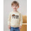 (4-5 Years, Beige) Φούτερ γενεθλίων νήπιο στρογγυλή λαιμόκοψη 7