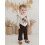 (2-3 Years, Khaki) Ensemble 2 pièces taille élastique 6
