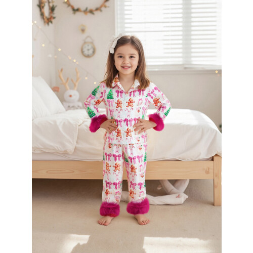 (2-3 Years, Pink) Ensemble pyjama de pantalon nuit. 2