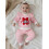 (18-24 Months, Pink) Φούτερ 2 τεμαχίων φθινοπωρινά ρούχα 4