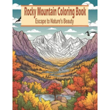 Rocky Mountain Coloring Book by Oluwafunke Graphic Arts Paperback Book