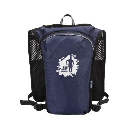 (One Size, Navy) Floso Nomad Recycled Running 5L Hydration Pack 1