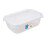 Wham Wham Cuisine Rectangular Food Storage Box White Lid 2.7L 1