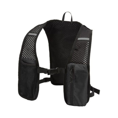 (One Size, Solid Black) Floso Nomad Recycled Running 5L Hydration Pack 2