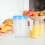 Reusable Pitcher with Lid 1l Cold Water Jug for Home and Parties 3