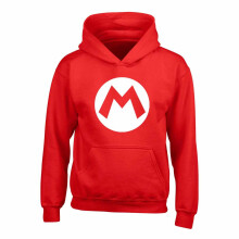 Super Mario Childrens/Kids Mario Badge Hoodie