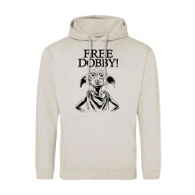 (XXL, Natural) Harry Potter Unisex Adult Free Dobby Hoodie