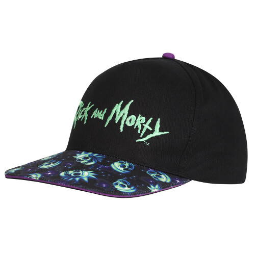 Rick And Morty Rick And Morty Neon Logo Baseball Cap 2